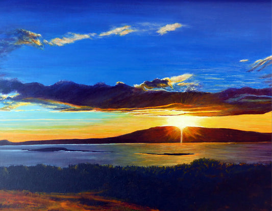 'Dunmanus Bay Sunset' Greeting Card