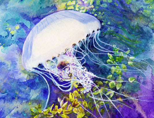 'Jellyfish' Greeting Card
