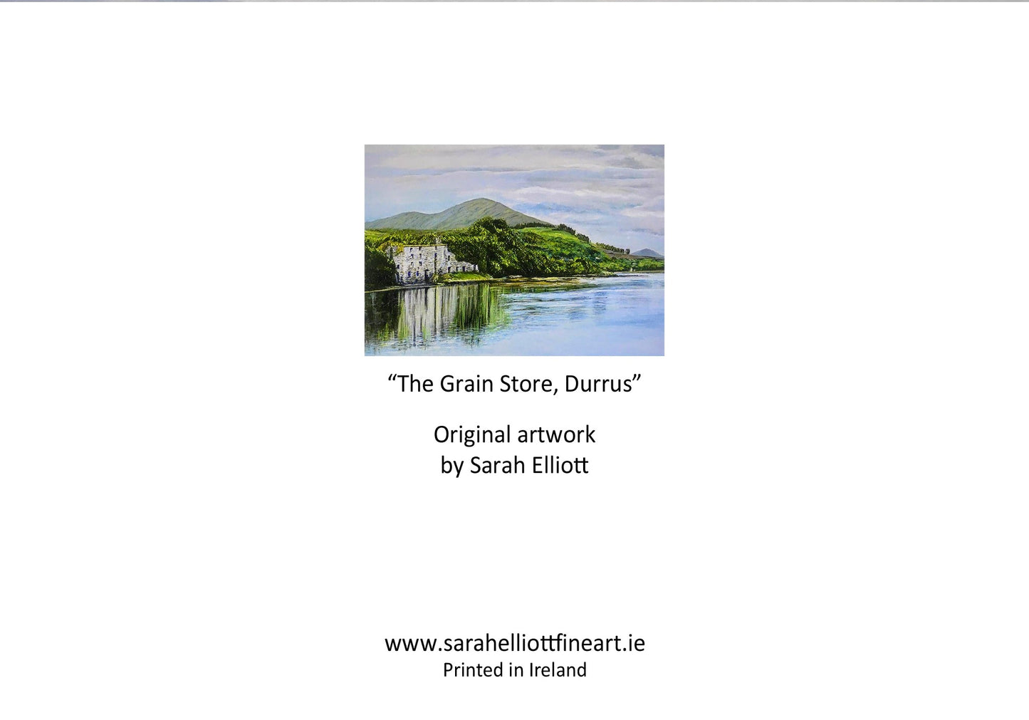 'The Grainstore, Durrus' Old Irish Building Greeting Card