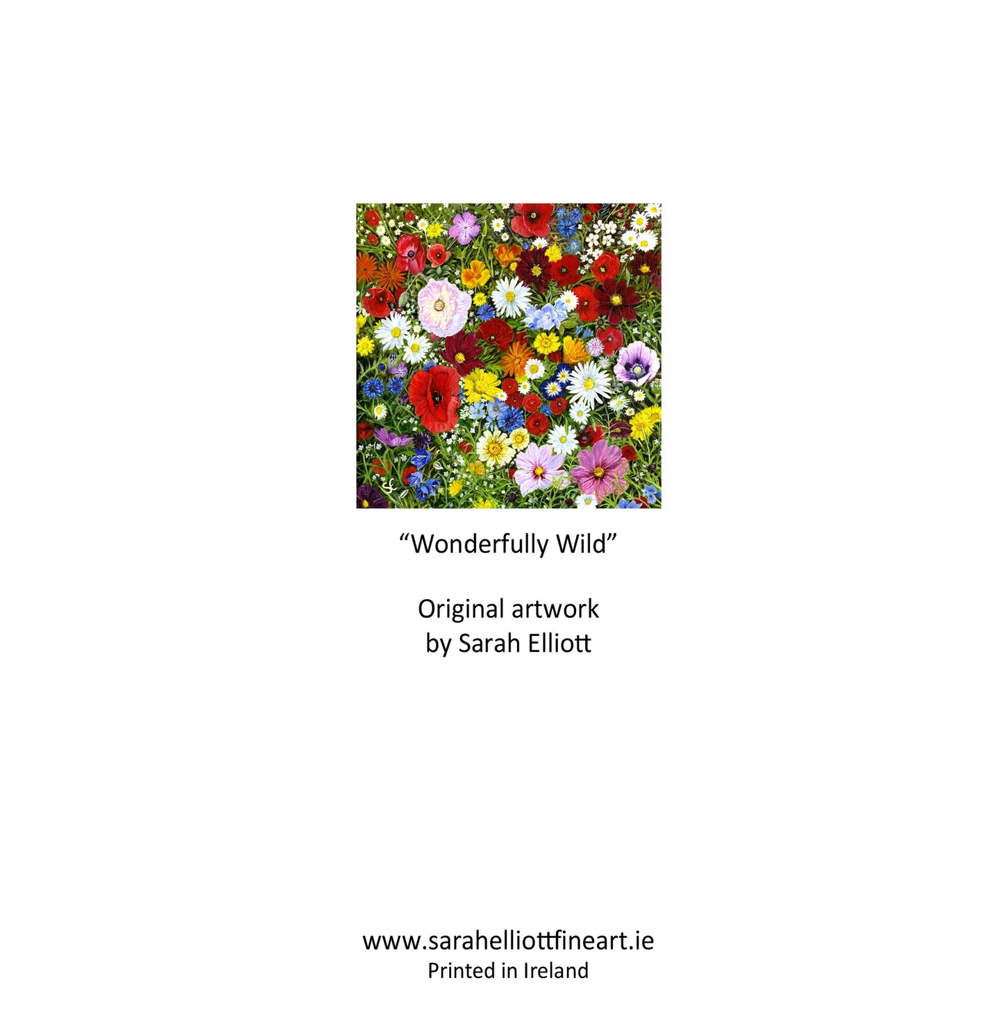 'Wonderfully Wild' Wildflower Greeting Card