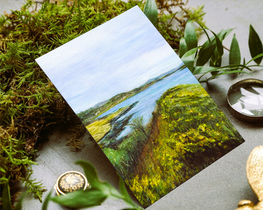 'Coastal Gorse' Irish Greeting Card