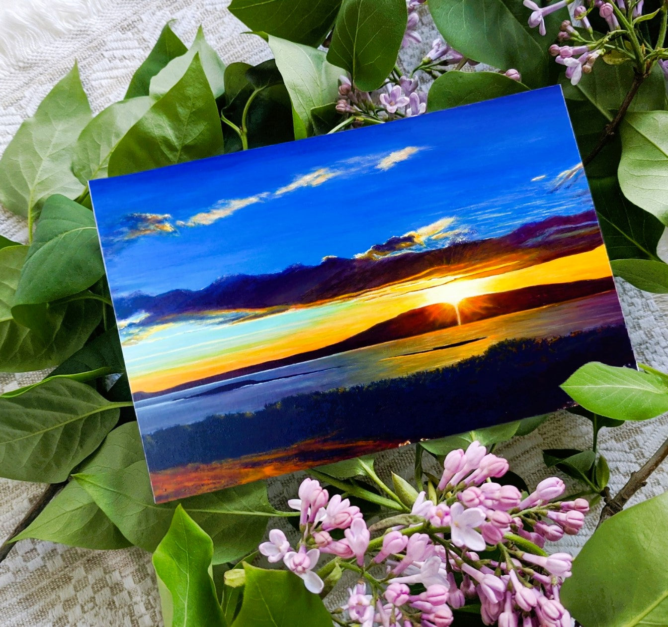 'Dunmanus Bay Sunset' Greeting Card