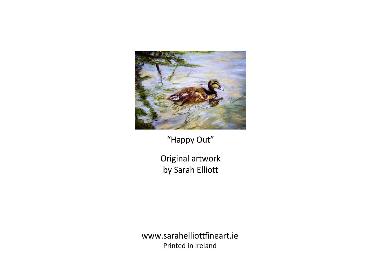 'Happy Out' Greeting Card