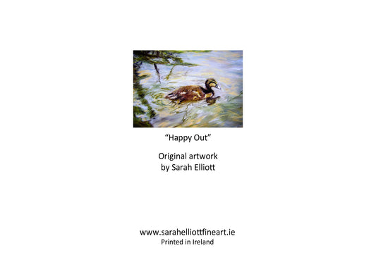 'Happy Out' Greeting Card