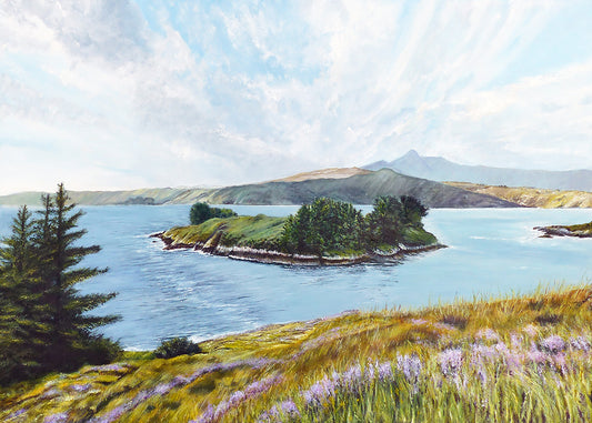 'Illauncreeveen' Irish Seascape Greeting Card