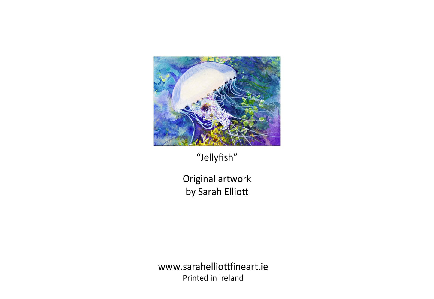 'Jellyfish' Greeting Card