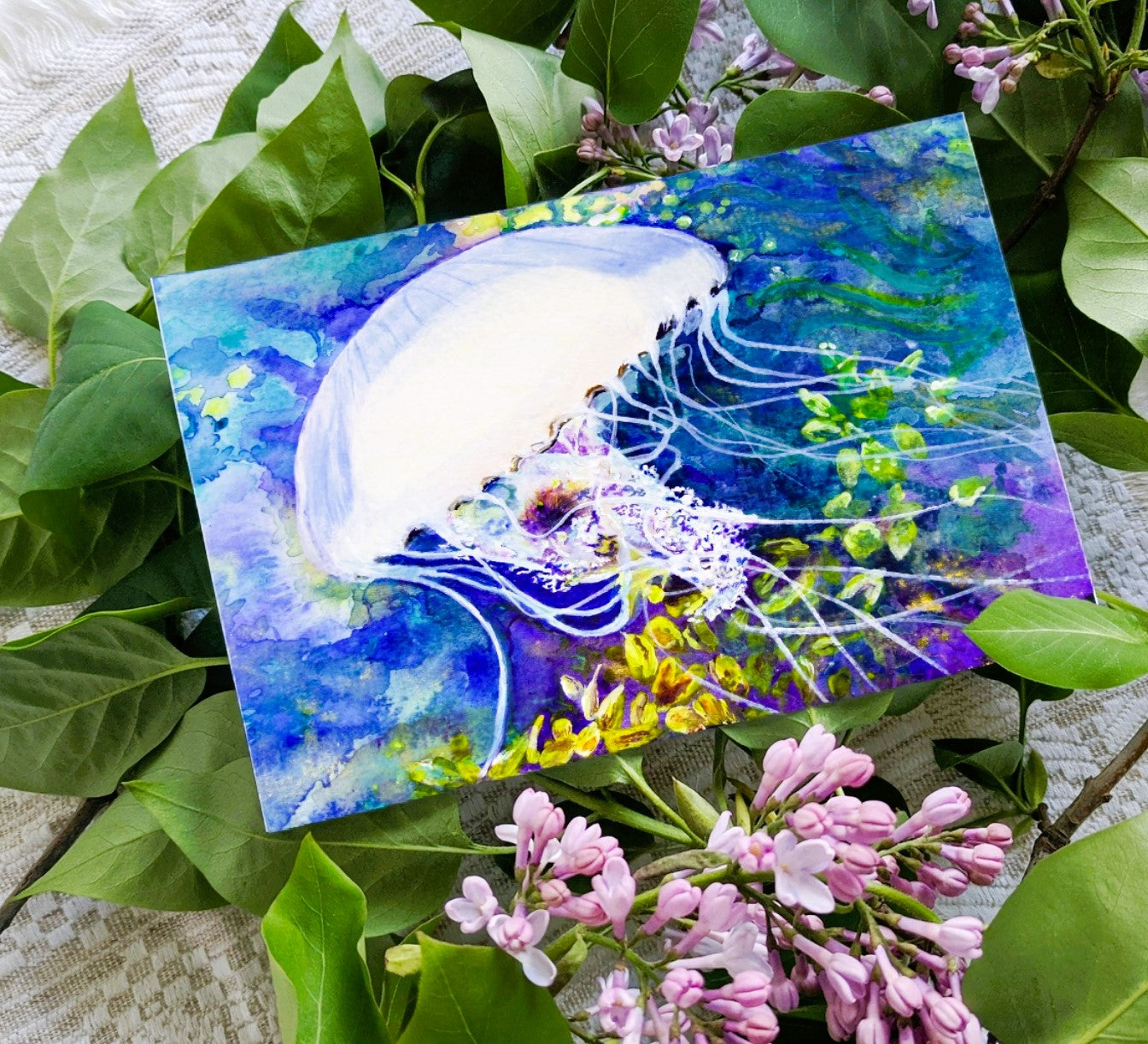 'Jellyfish' Greeting Card