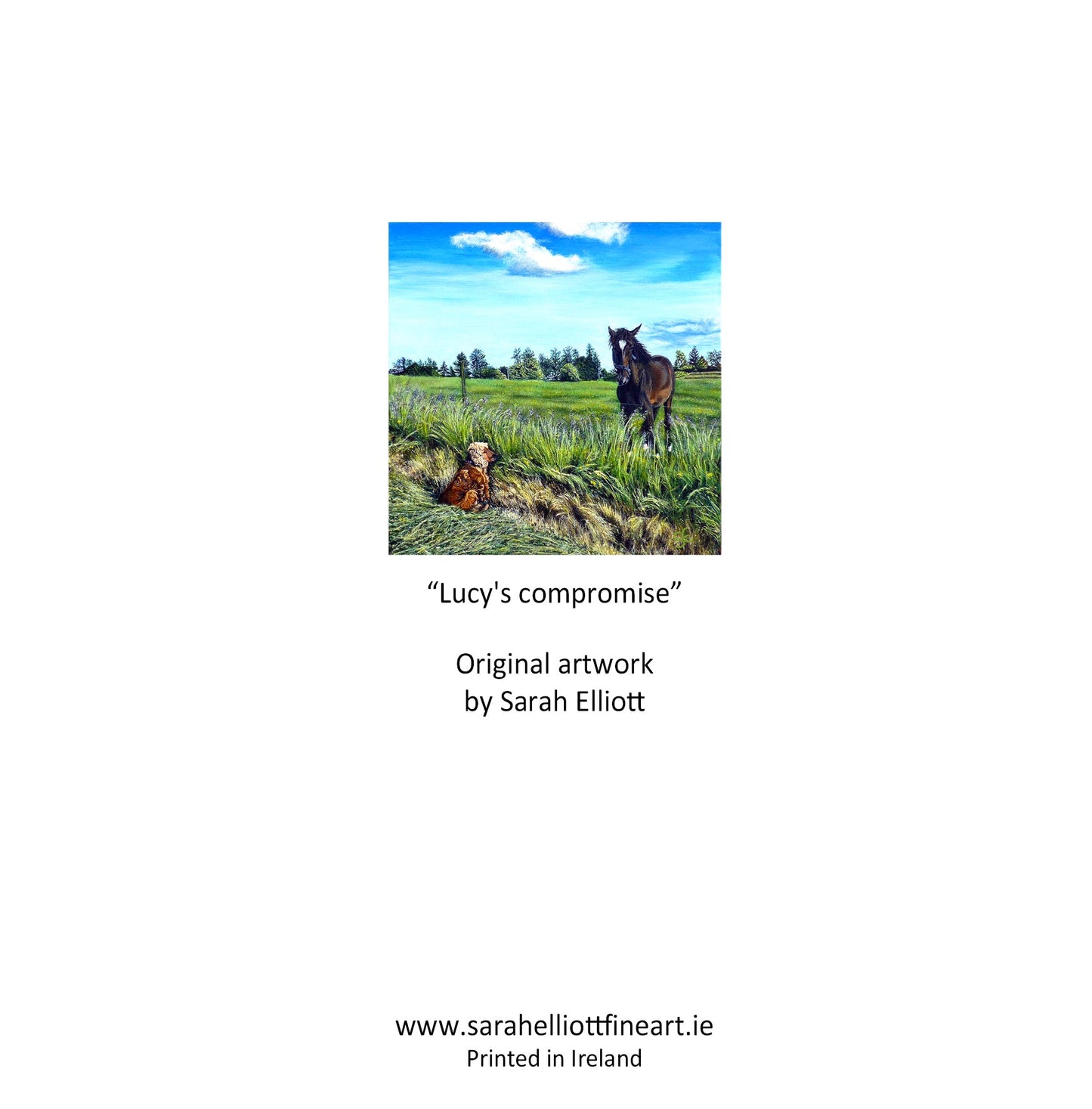 'Lucy's Compromise' Greeting Card
