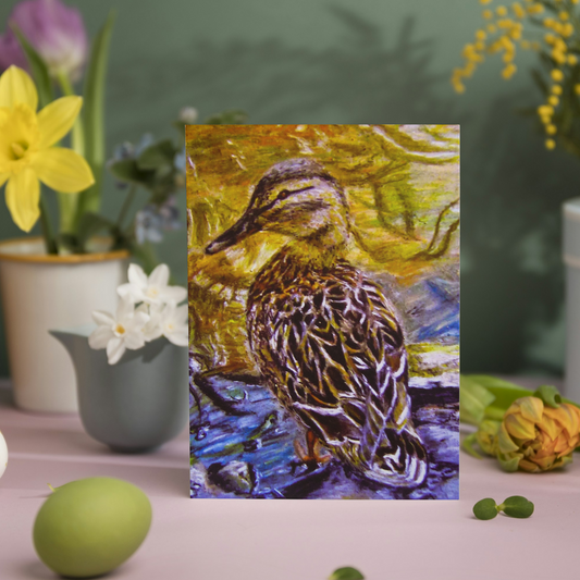 'Mummy Duck' Nature Greeting Card