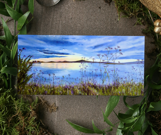 'October Eventide' Seascape Greeting Card