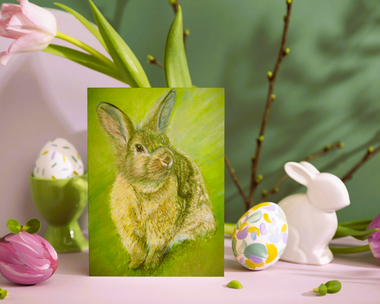 'Sunny Bunny' Rabbit Greeting Card