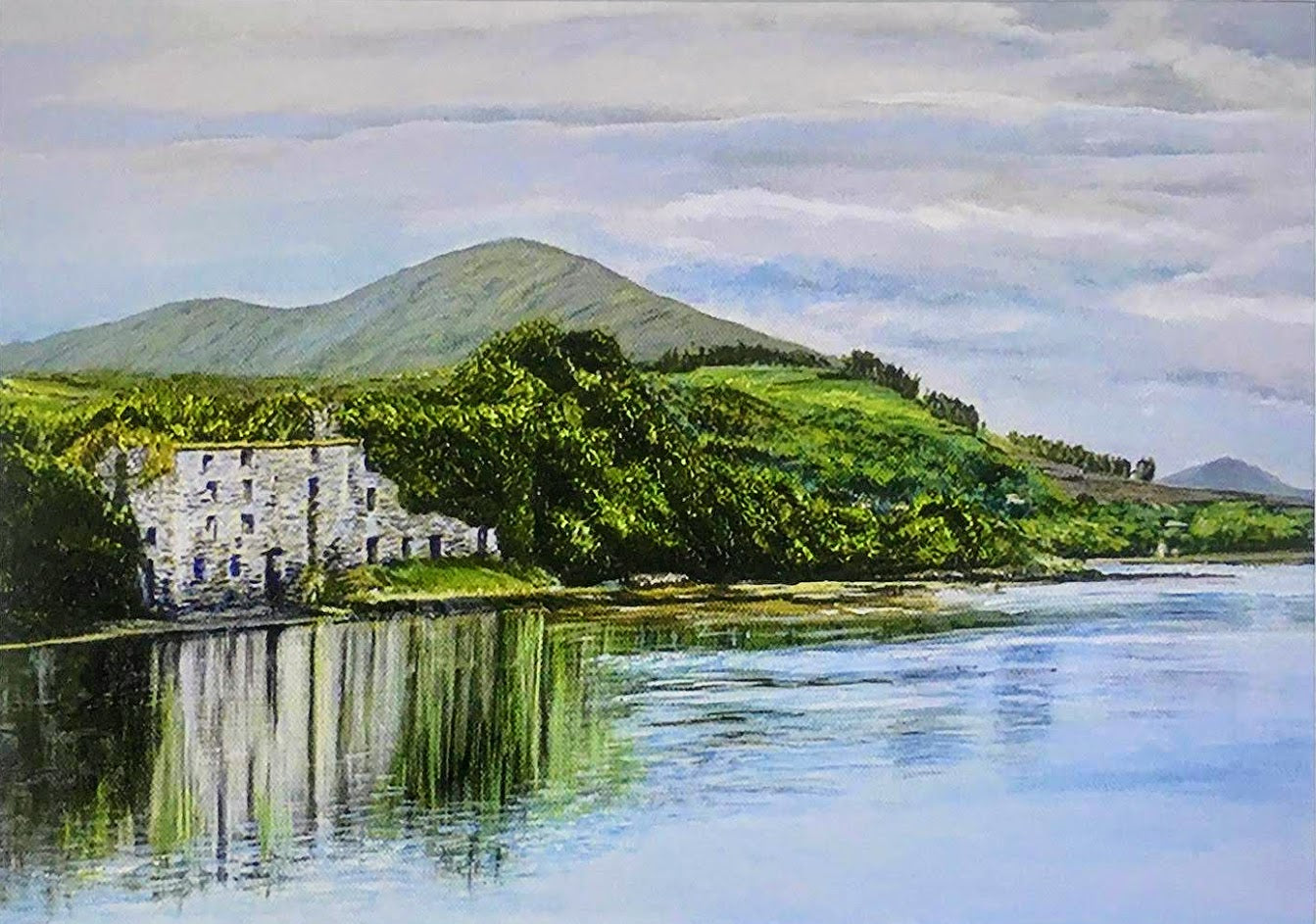 'The Grainstore, Durrus' Old Irish Building Greeting Card