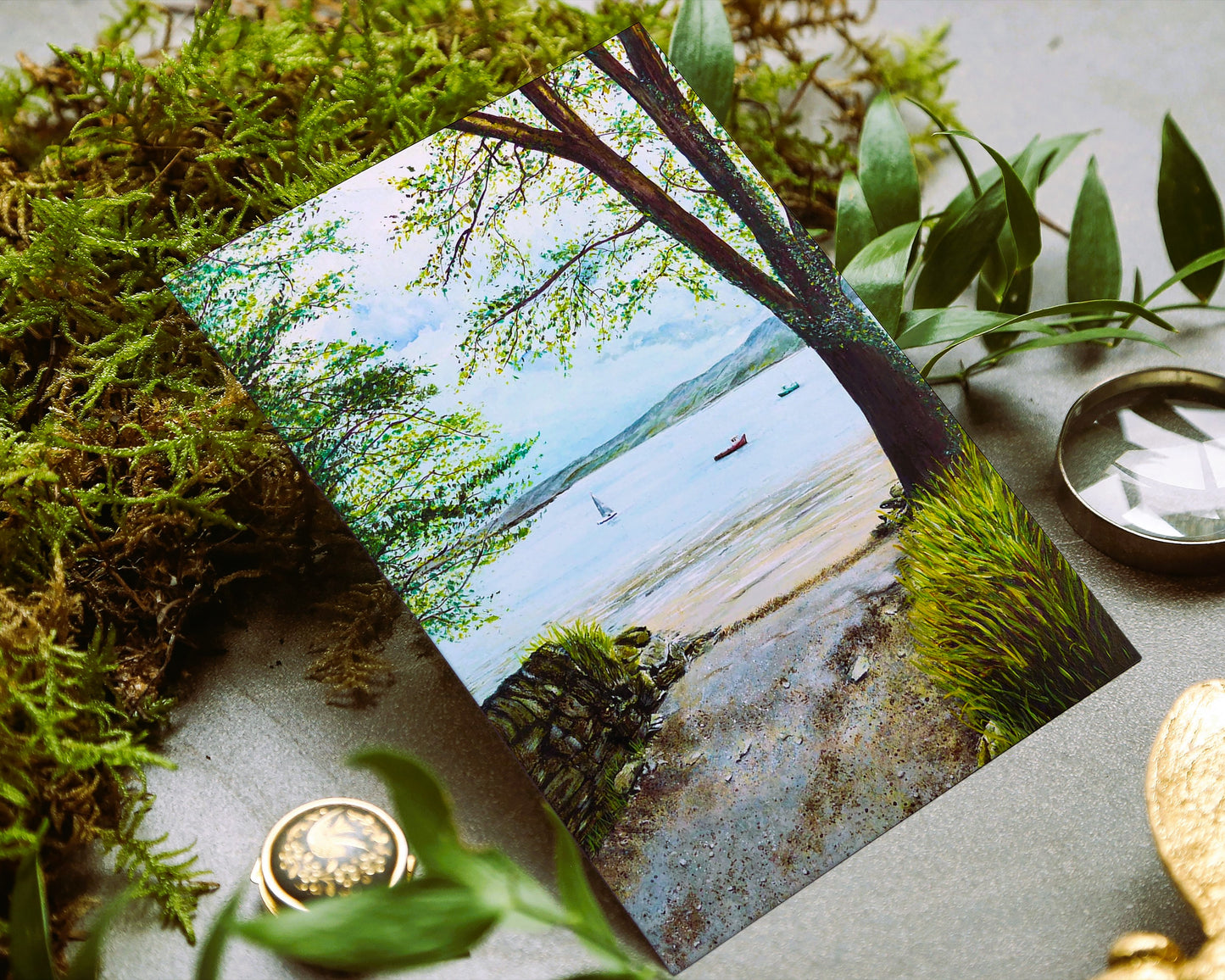 'To the Beach' Seascape Fine Art Greeting Card