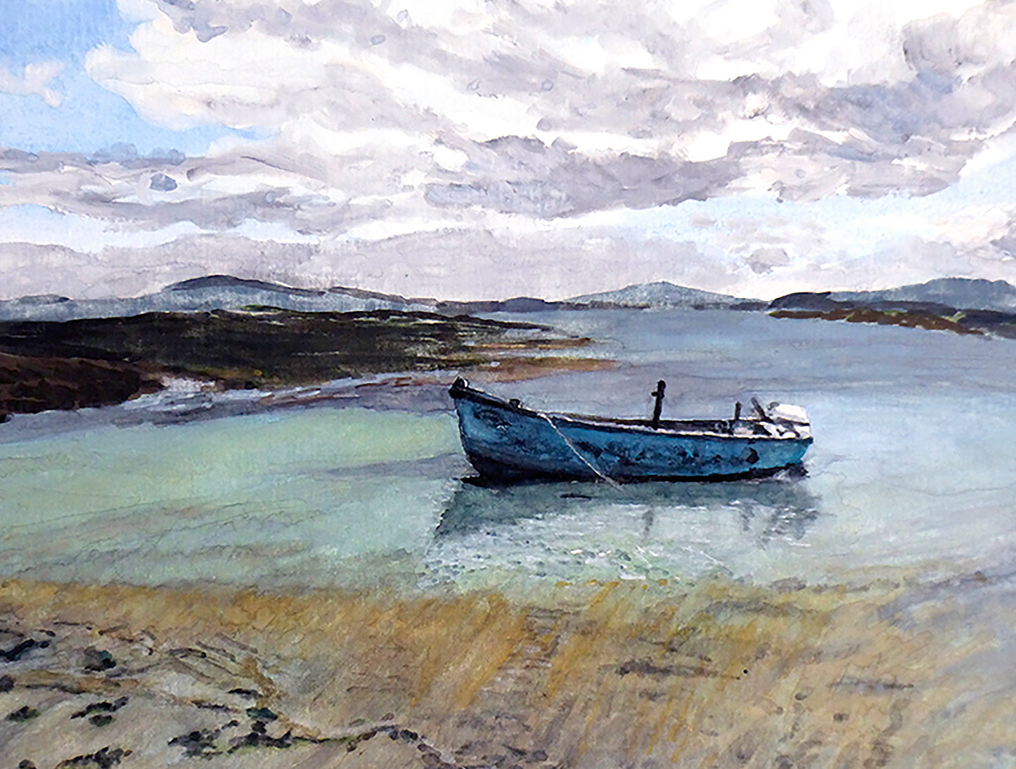 'View from Carbery Island' Seascape Greeting Card